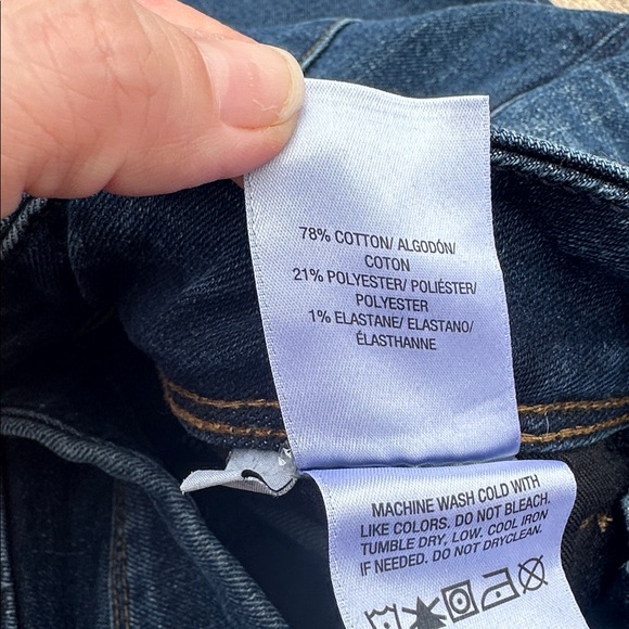 Hudson Collin Jeans Women's Dark Blue Straight Leg Jeans size 28 - Picture 6 of 8